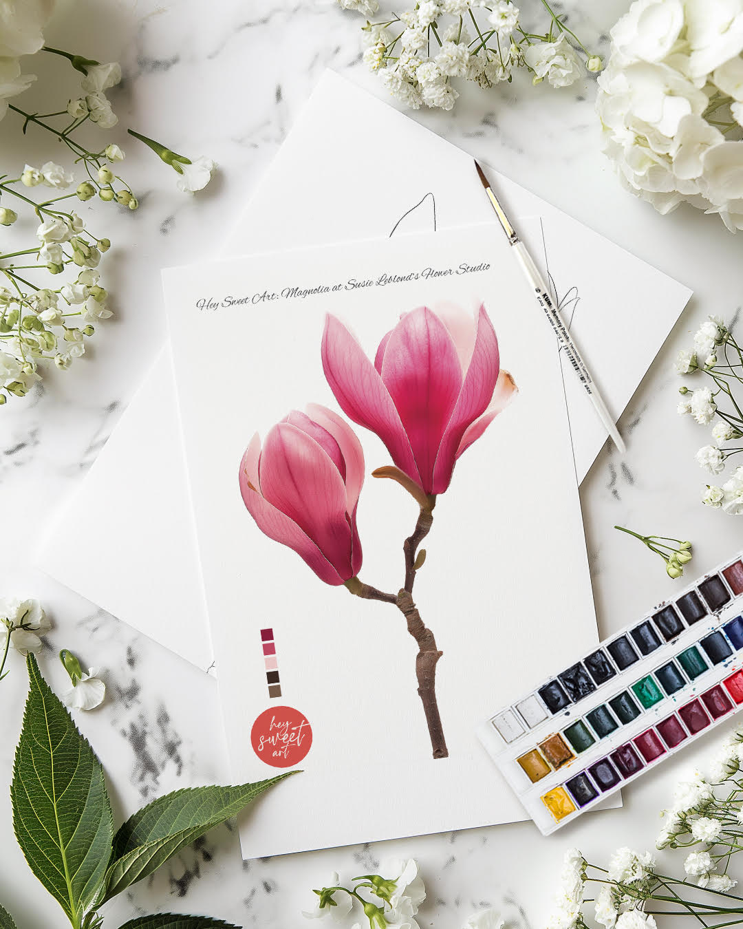 Flourish & Bloom: Exploring Watercolours with Candice Christie