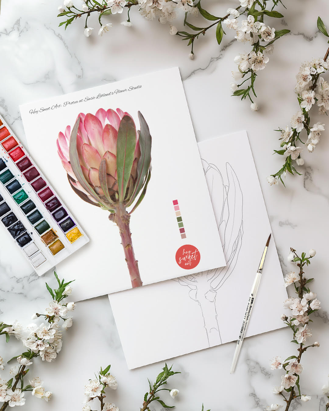 Flourish & Bloom: Exploring Watercolours with Candice Christie